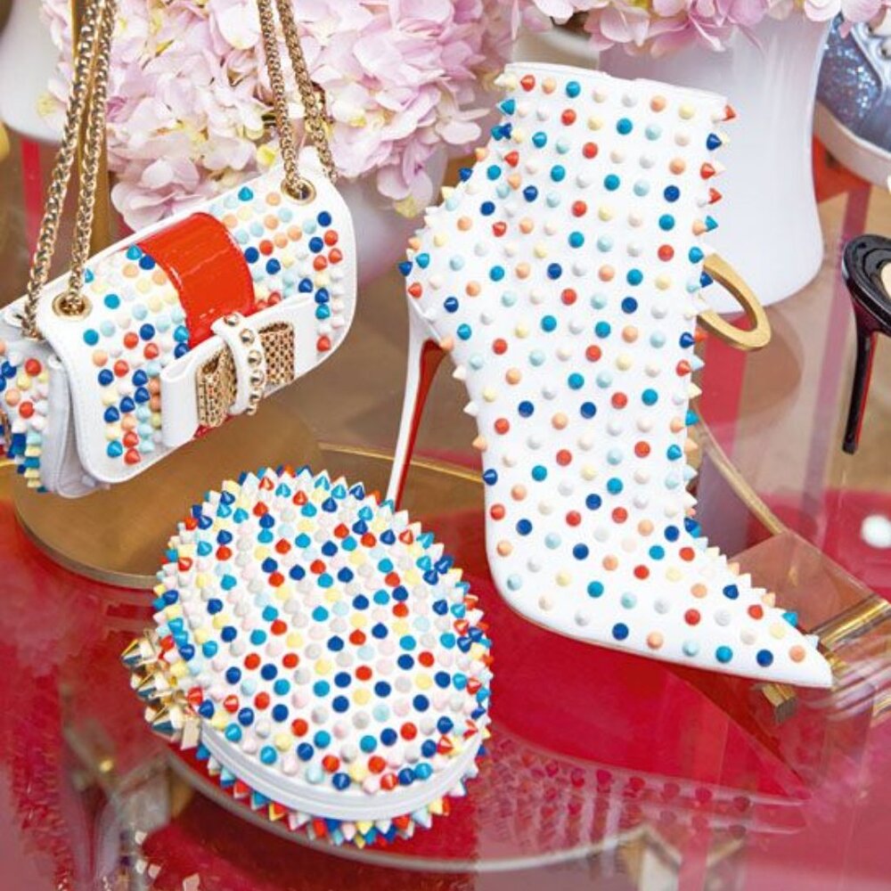 CHRISTIAN LOUBOUTIN MINA CLUTCH